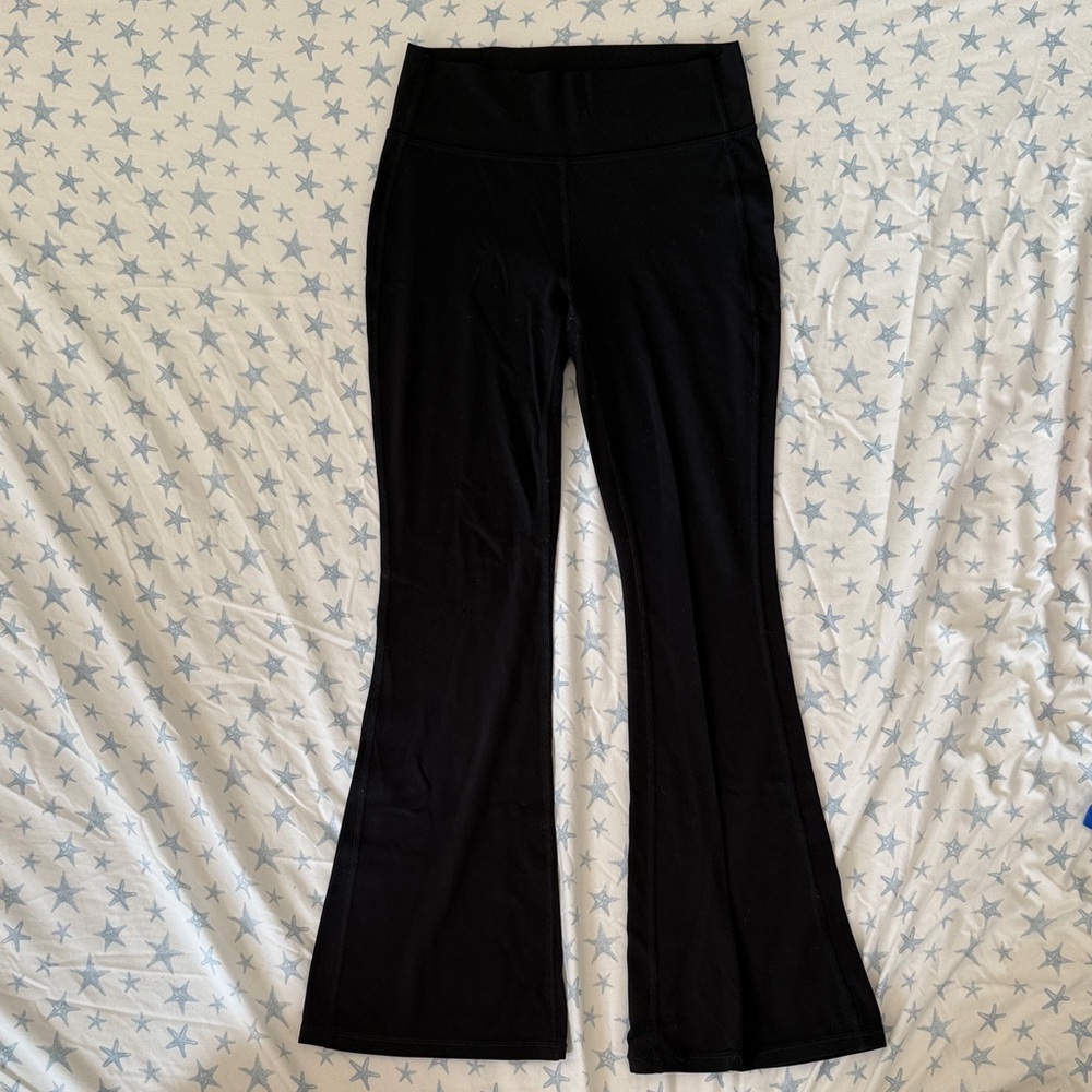 Kids Black Flared Pants